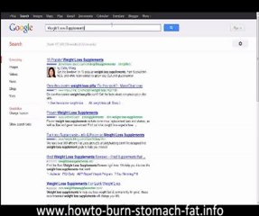 How to Burn Stomach Fat |Weight Loss Supplements