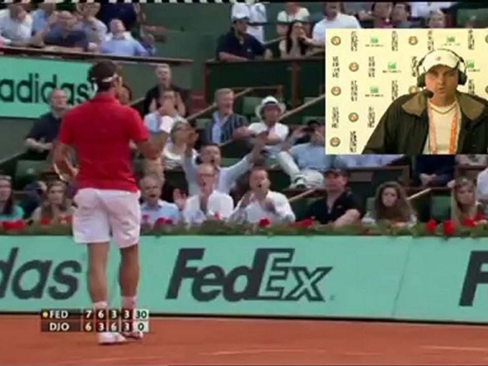 Lundi 28 mai 2012 - Federer vs Djokovic - Steeve