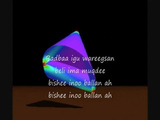 Somali Lyrics - Song -  Heesta Boogti jecelka - By Gaadaco