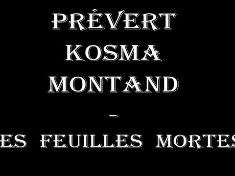 Les Feuilles Mortes (Autumn Leaves) - Piano