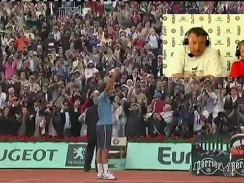 Lundi 28 mai 2012 - Federer vs Soderling - Vincent & Sven