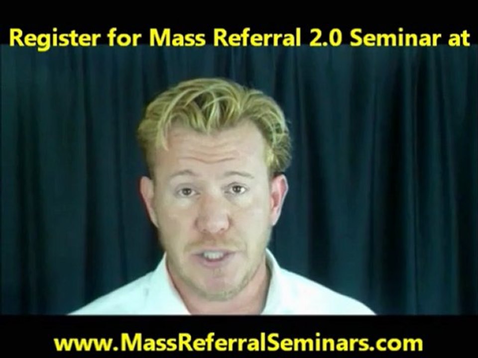 Cosmetic Dentistry Internet Marketing - Mass Referral 2.0 Dental Marketing Seminars