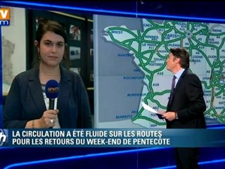Week-end de Pentecôte: trafic fluide sur les routes