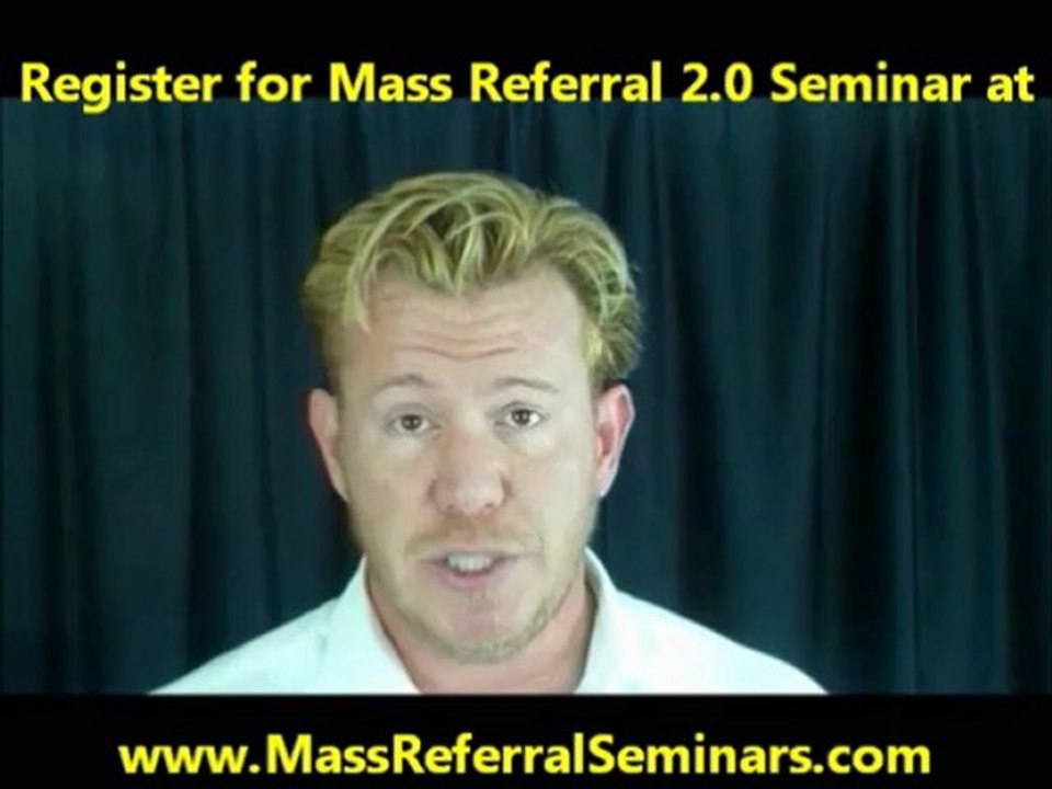 Dental Internet Marketing for Dentists - Mass Referral 2.0 Dental Marketing Seminars