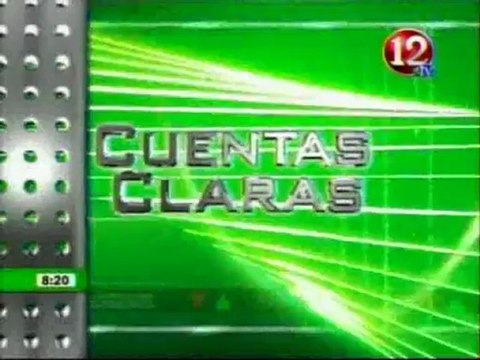 Unidad de Desarrollo Económico Local. Programa Cuentas Claras, Canal 12. 28 de mayo del 2012.