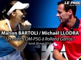 Bartoli/LLodra : un match OM-PSG à Roland Garros !