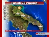 Previsioni del tempo, mercoledì 28 maggio