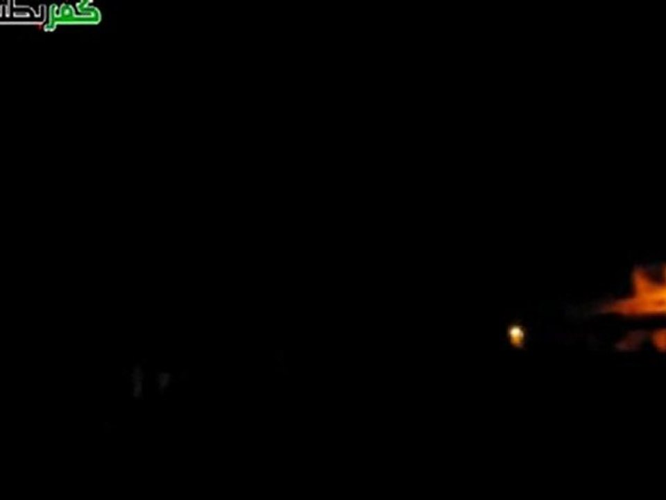 Syria فري برس ريف دمشق كفربطنا اطلاق نار كثيف من قبل حواجز الأمن والشبيحة 28 5 2012 Damascus