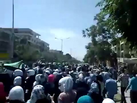 Syria فري برس حلب سيف الدولة طلابية رد على مجازر النظام 28 5 2012 ج2 Aleppo
