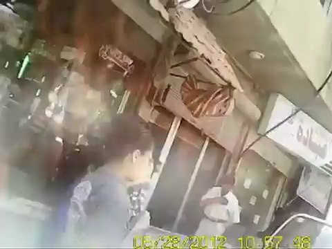 Syria فري برس ريف دمشق الكسوة أنتشار عناصر الأمن بعد خروج مظاهرة 28 5 2012 Damascus