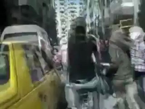 Syria فري برس اللاذقية مظاهرة مدرسة التمريض 27 5 2012 Latakia