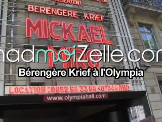 Bérengère Krief fait l'Olympia - Les coulisses