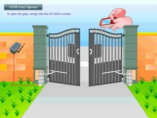 GSM Switch As Gate Opener