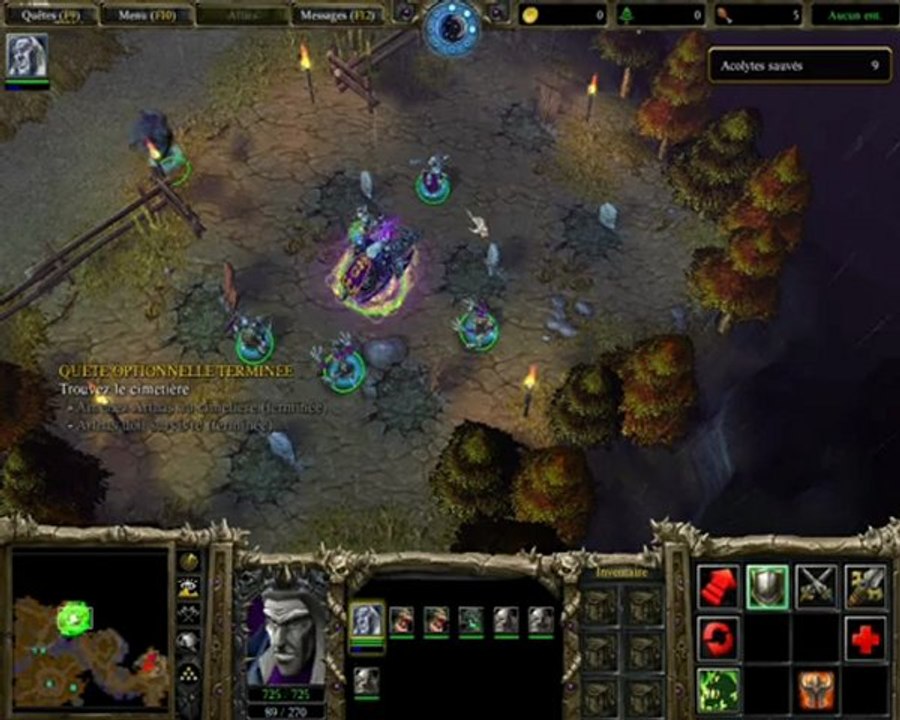 Warcraft 3 Partie 10 de la cendre à la cendre