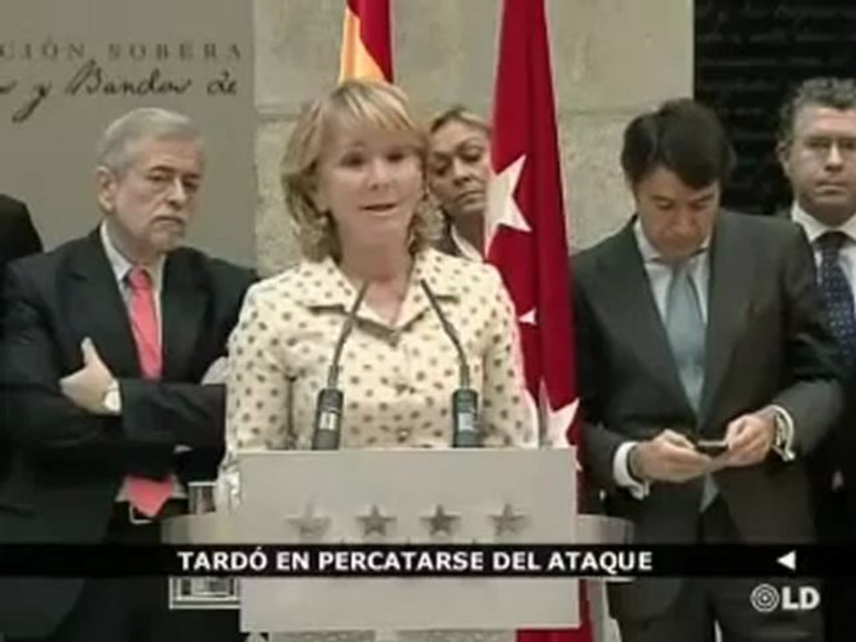 Crónica comparerencia de Esperanza Aguirre