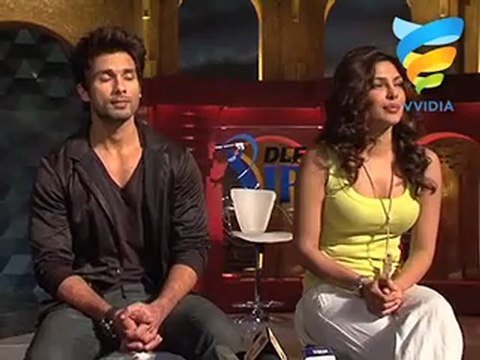 Shahid & Priyanka promotes Teri Meri Kahaani @ IPL