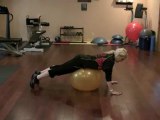 Leg Lifts On A Stability Ball - Personal Training Exercise of the Day