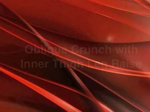 Oblique Crunch with Inner Thigh Leg Raise - Personal Training Exercise of the Day
