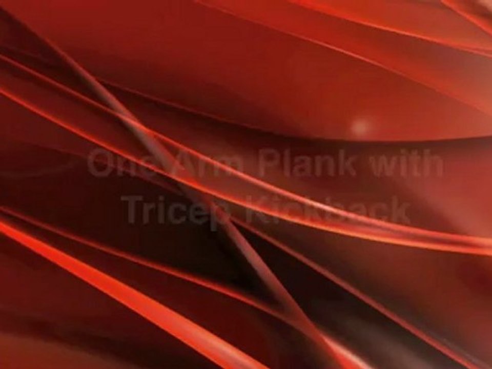 One Arm Plank with Tricep Kickback - Personal Training Exercise of the Day