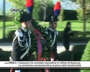 Catanzaro ha ricordato stamattina le vittime di Nassirya