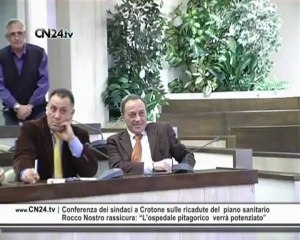 Conferenza dei sindaci a Crotone sulle ricadute del  piano sanitario