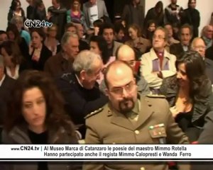 Al Marca di Catanzaro incontro-performance dedicato alle poesie epistaltiche di Rotella