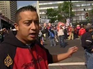 Mexicans protest redundancies - 12 Nov 09