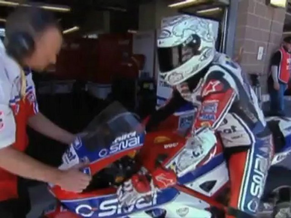 Superbike: Checa raus, Melandri gewinnt in Utah