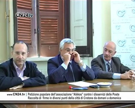 Petizione popolare dell’associazione “Alèkos” contro i disservizi delle Poste