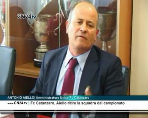 Fc Catanzaro, Aiello ritira la squadra dal campionato