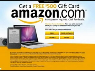 Amazon Gift Card $500 for FREE (US only)