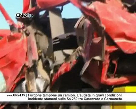 Incidente sulla s.s. 280 a Catanzaro: un ferito grave