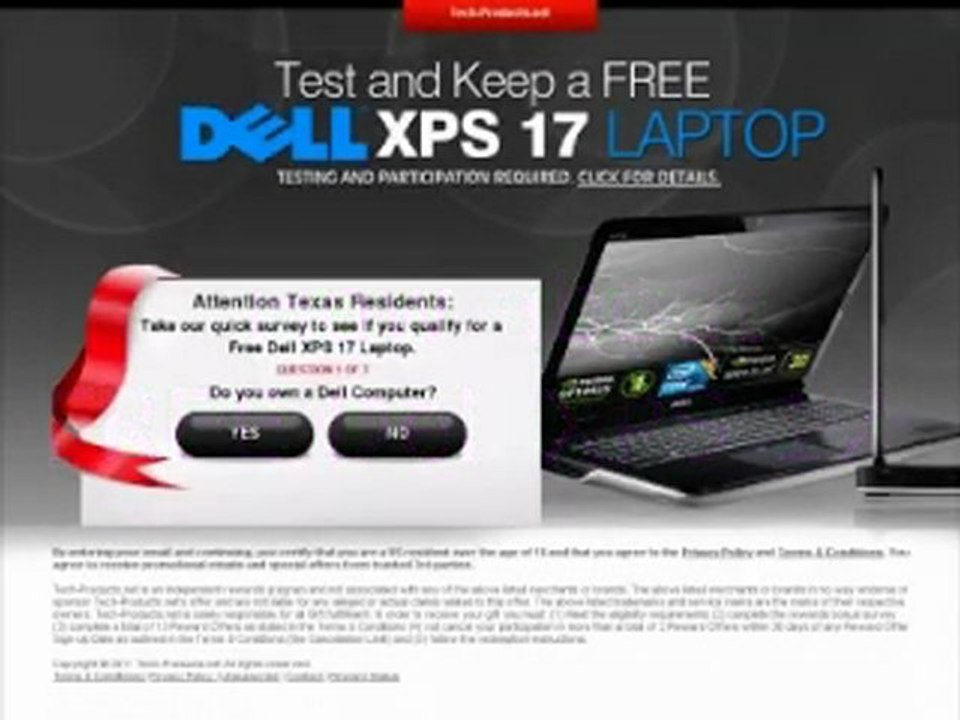 FREE Dell Notebook XPS 17 for US
