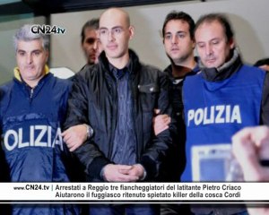 Arrestati tre fiancheggiatori  di Pietro Criacro della cosca Cordì