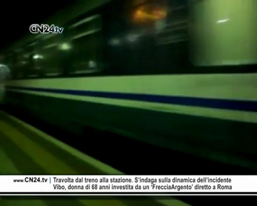 Donna dilaniata da un treno nella stazione di  Vibo Pizzo