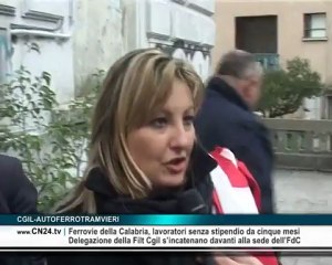 Ferrovie della Calabria, lavoratori senza stipendio da cinque mesi