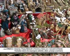 Comune Cosenza, inaugurati i mercatini di natale