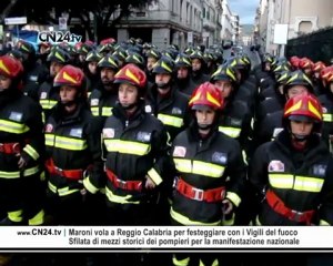 Vigili Fuoco: Festa Santa Barbara, Maroni è arrivato a Reggio Calabria