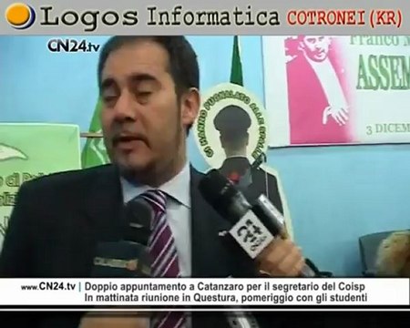 Catanzaro, doppio appuntamento per il segretario generale del Coisp