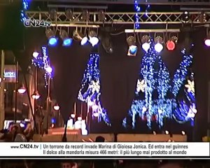 Record mondiale per il torrone di Marina di Gioiosa Jonica