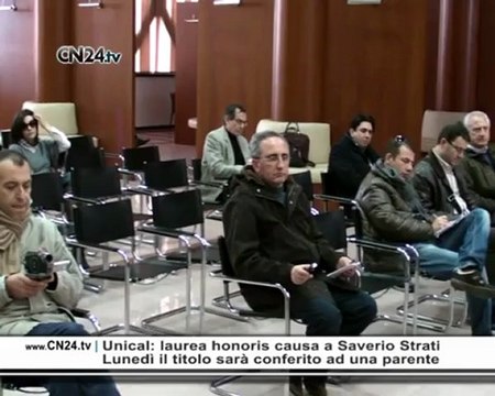 Unical, laurea honoris causa a Saverio Strati