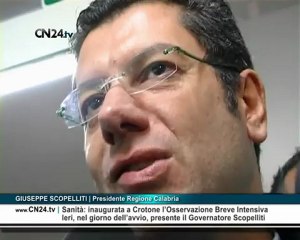 Sanità: inaugurata a Crotone l’Osservazione Breve Intensiva