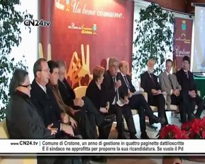 Comune Crotone, un anno di gestione in quattro paginette
