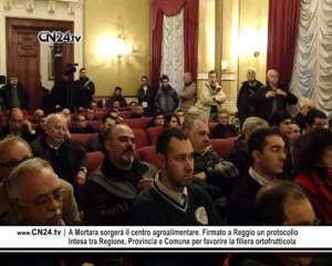 Reggio Calabria: firmato accordo per centro agroalimentare a Mortara