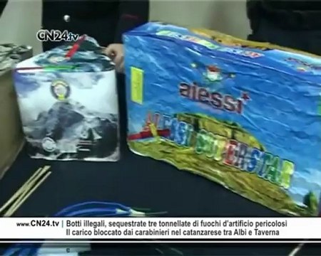 Botti illegali, sequestrate tre tonnellate di fuochi d’artificio pericolosi