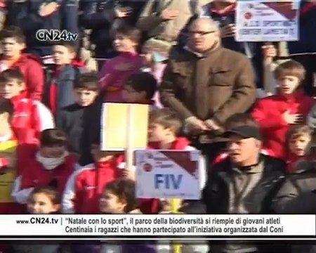 “Natale con lo sport”, il parco della biodiversità si riempie di giovani atleti