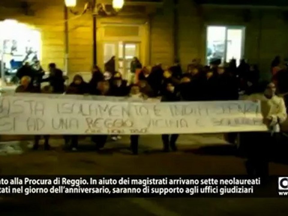 Bomba in Procura: Reggio in piazza, la città non dimentica