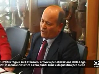 Calcio, altri due punti di penalizzazione per il Catanzaro