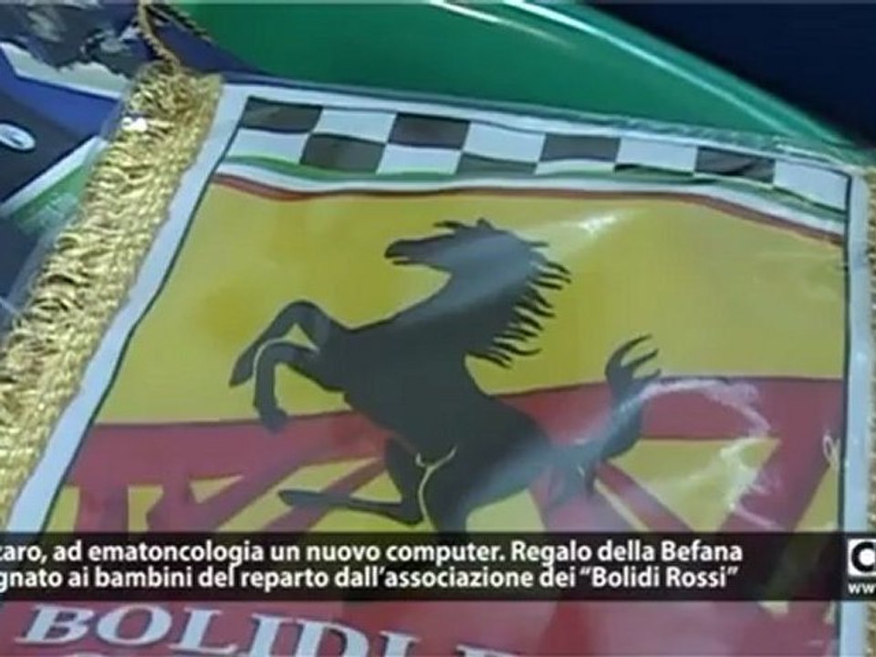 Catanzaro, Associazione Bolidi Rossi consegna computer al reparto di ematoncologia