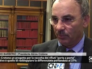 Crotone. Parte la raccolta differenziata porta a porta